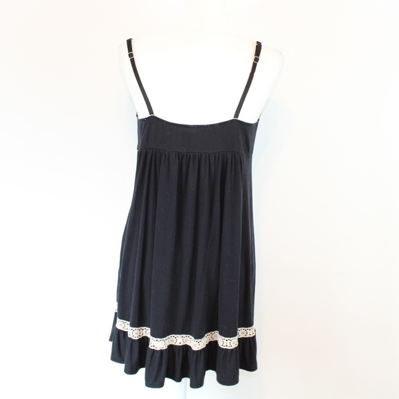 Underella by Ella Moss Black Chemise, size LARGE - Picture 2 of 3